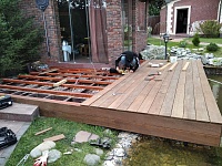 Монтаж террасной доски 